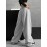 Slant Pockets Wide Leg Pants, Casual Letter Print Loose Elastic High Waist Pants For Fall, Women's Clothing